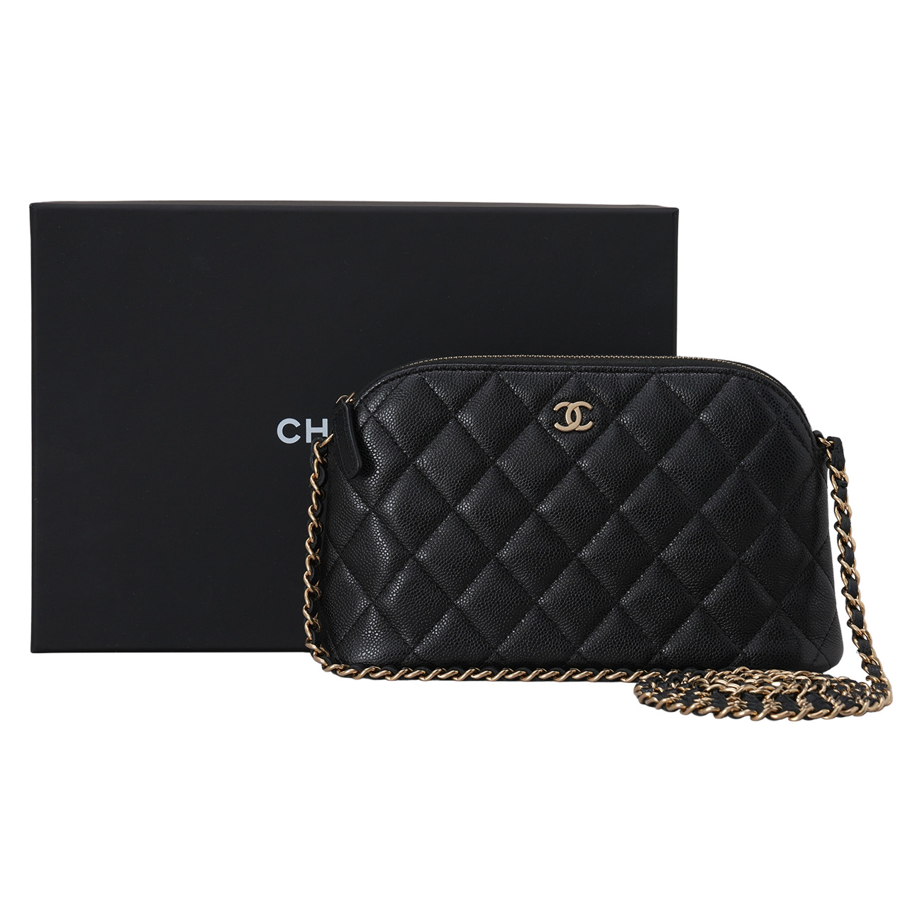 CHANEL(USED)샤넬 AP4016 캐비어 체인 크로스백