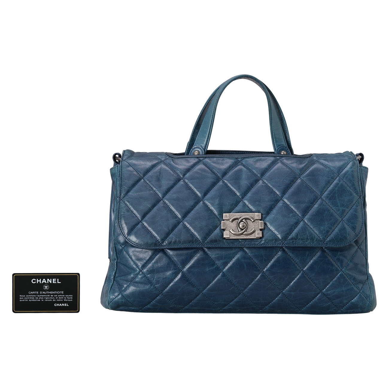 CHANEL(USED)샤넬 시즌 체인 탑핸들백