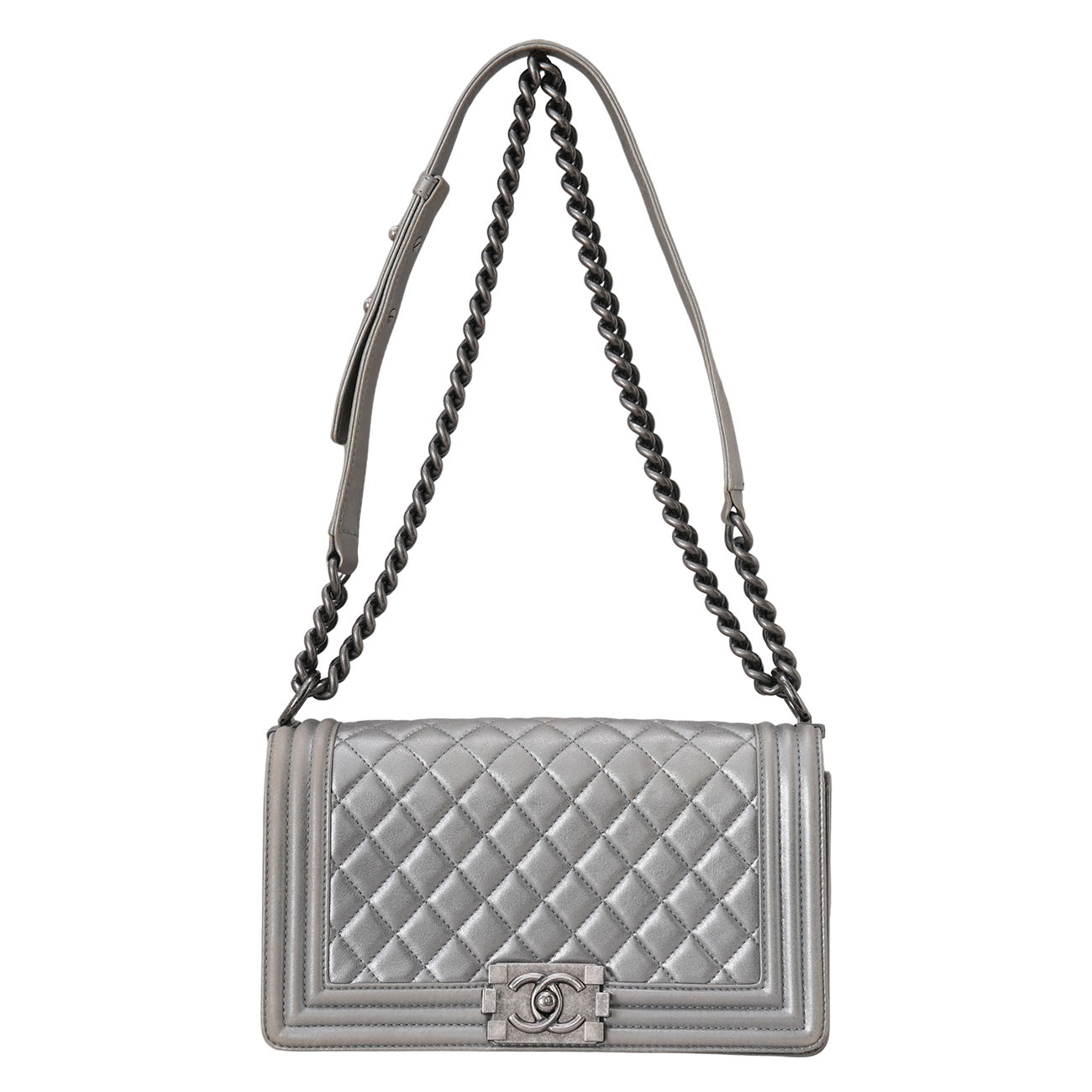 CHANEL(USED)샤넬 보이샤넬 미듐 플랩백