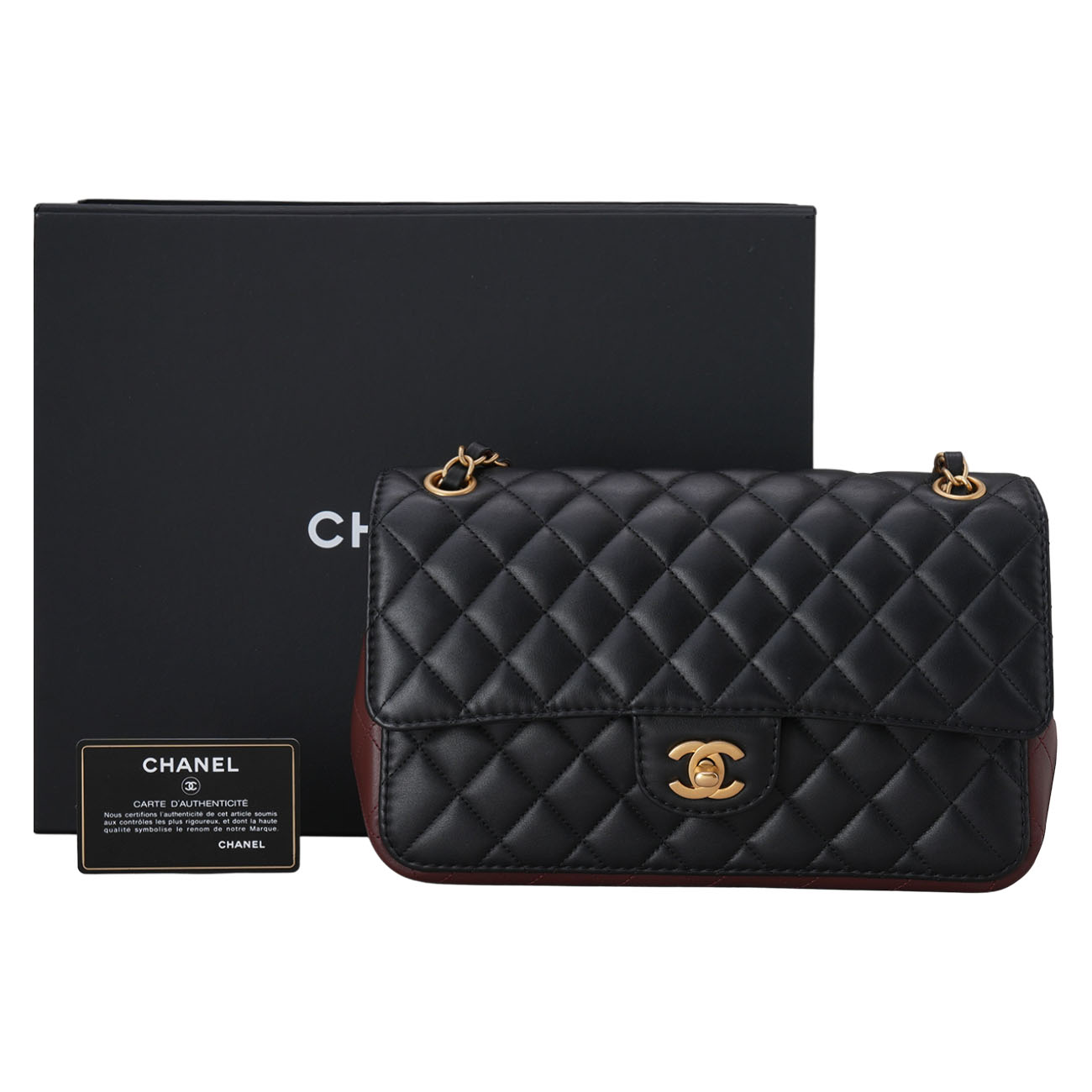 CHANEL(USED)샤넬 시즌 CC로고 체인 백