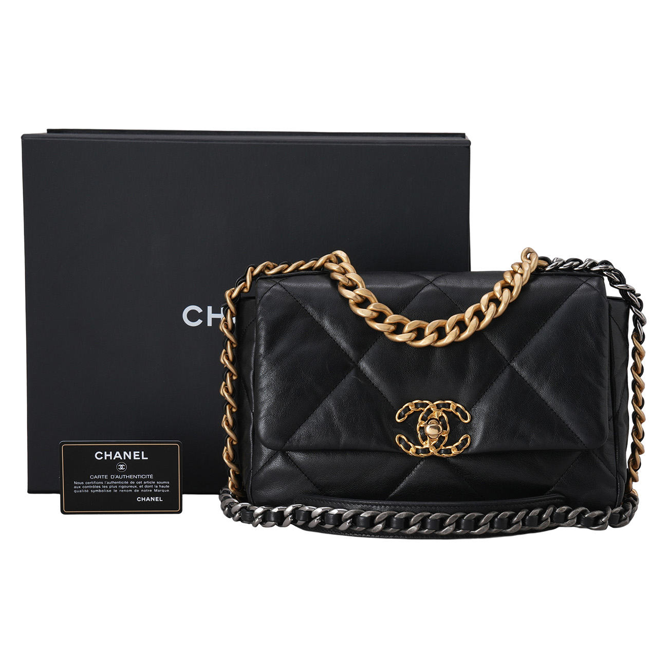 CHANEL(USED)샤넬 19 미디엄 백