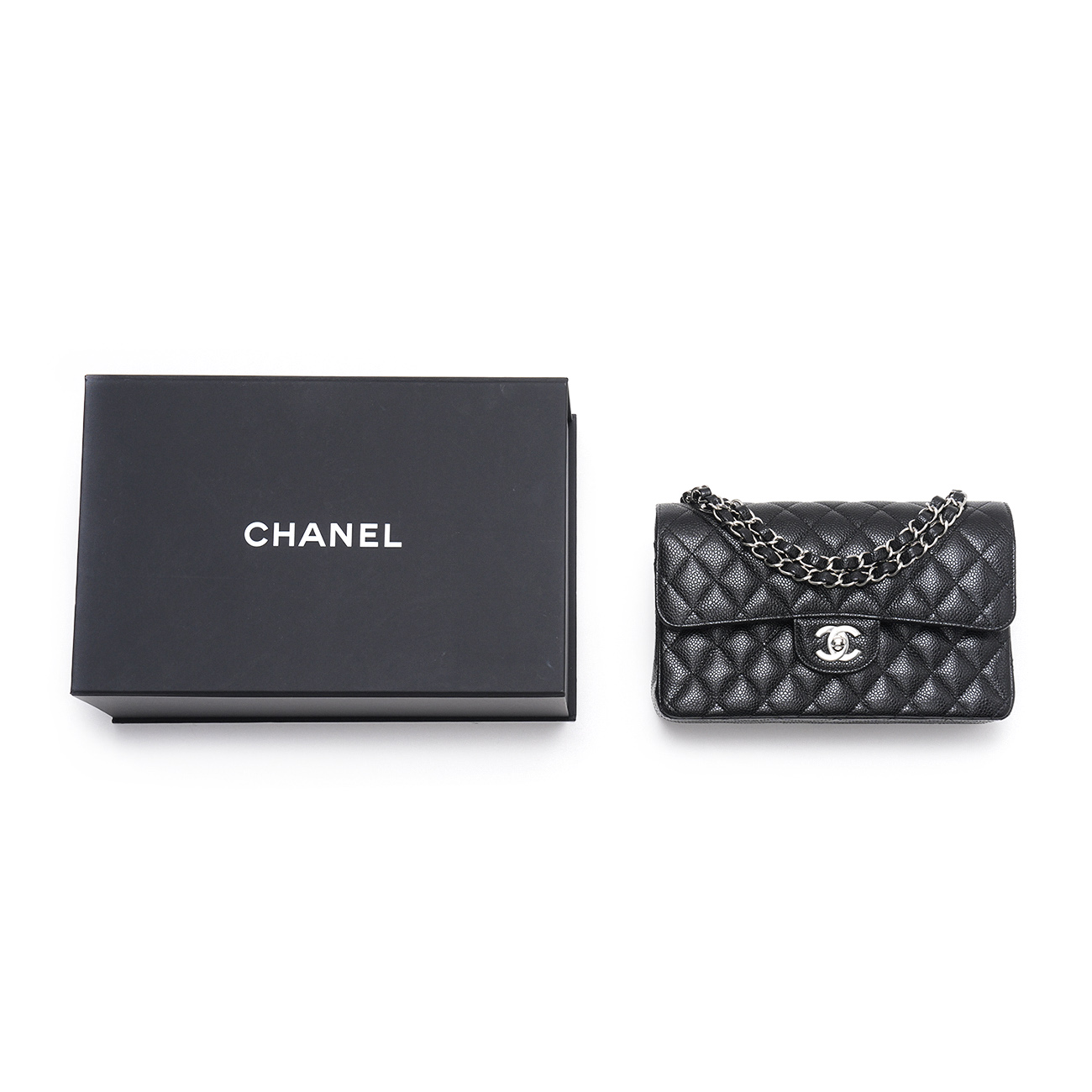 CHANEL(USED)샤넬 캐비어 클래식 스몰 체인 플랩백