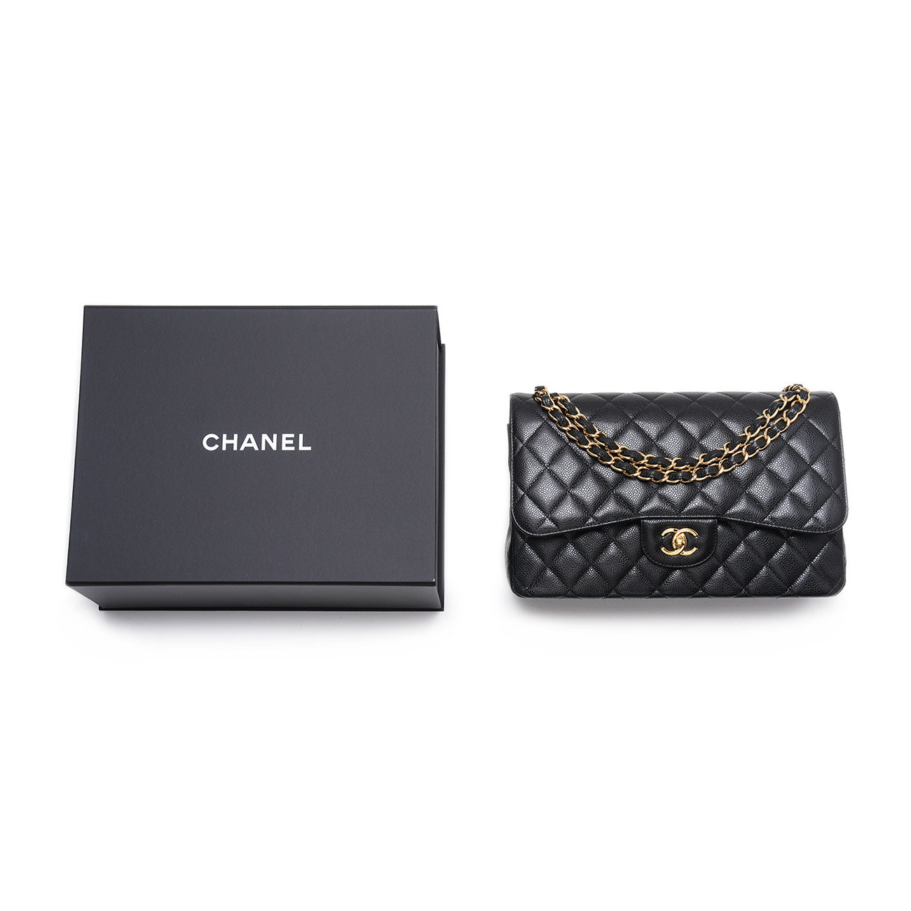 CHANEL(USED)샤넬 캐비어 클래식 라지 플랩백