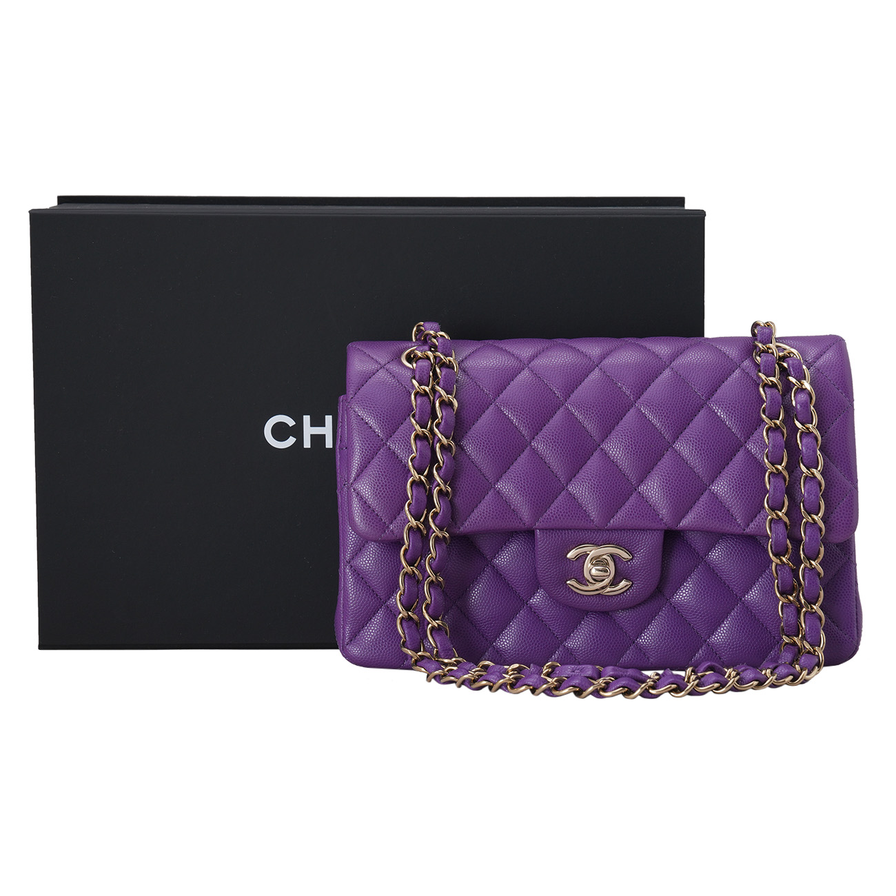 CHANEL(USED)샤넬 캐비어 클래식 스몰 플랩백