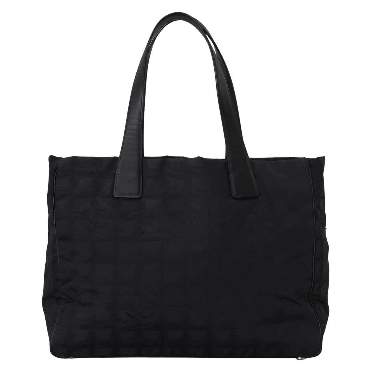 CHANEL(USED)샤넬 나일론 토트백 블랙