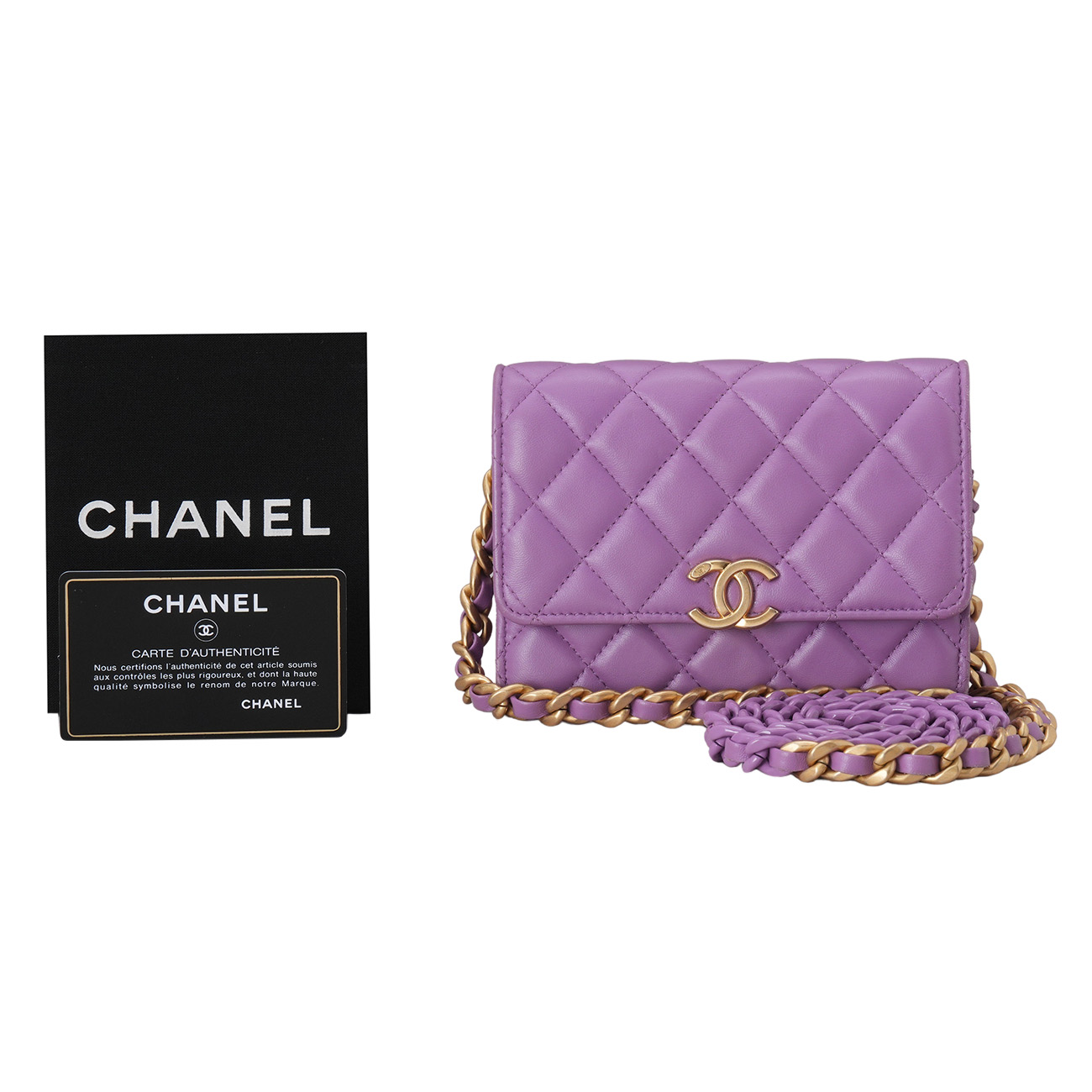 CHANEL(USED)샤넬 시즌 램스킨 WOC