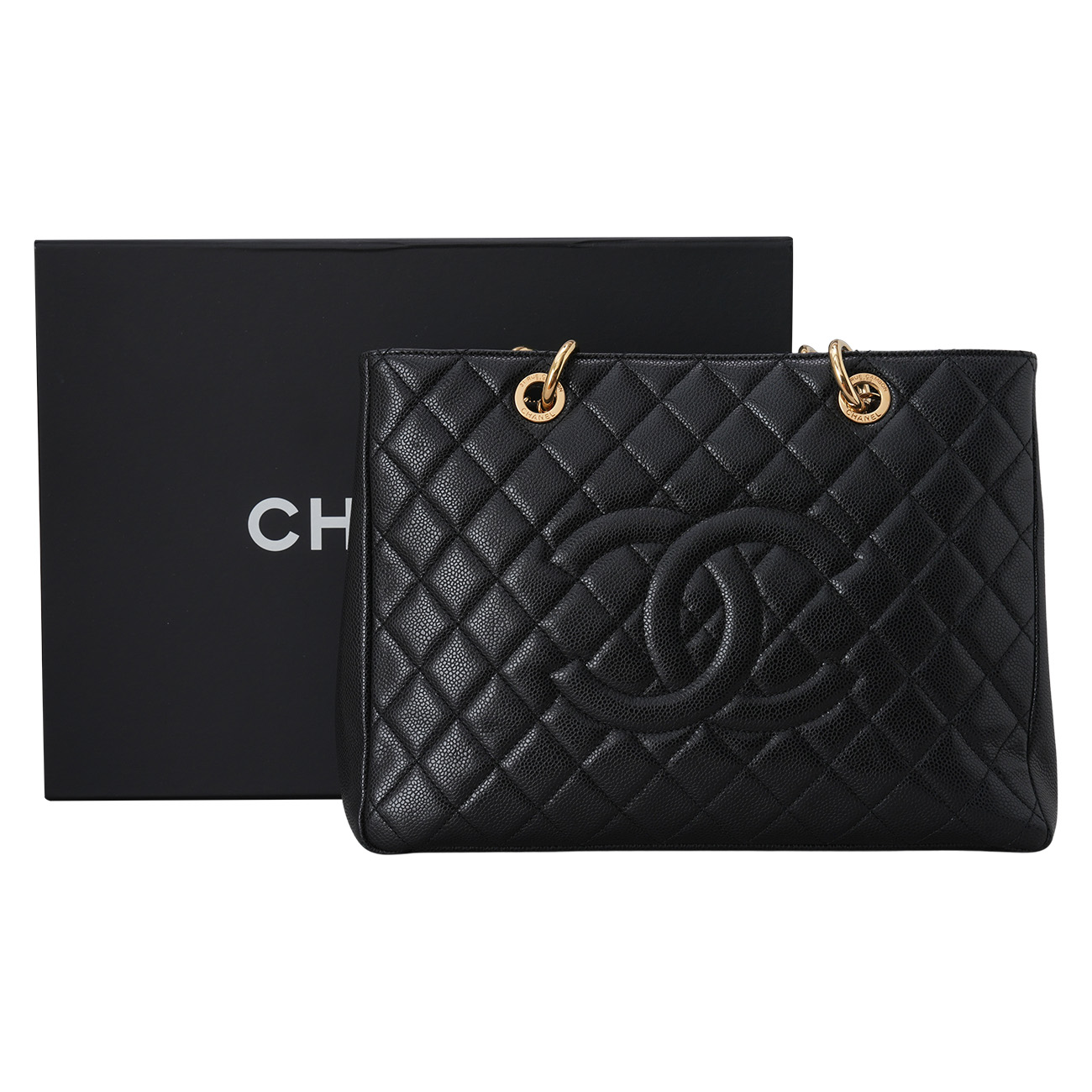CHANEL(USED)샤넬 캐비어 그랜드샤핑