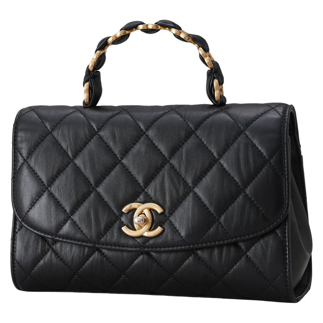 CHANEL(USED)샤넬 AS2478 시즌 CC체인 탑핸들