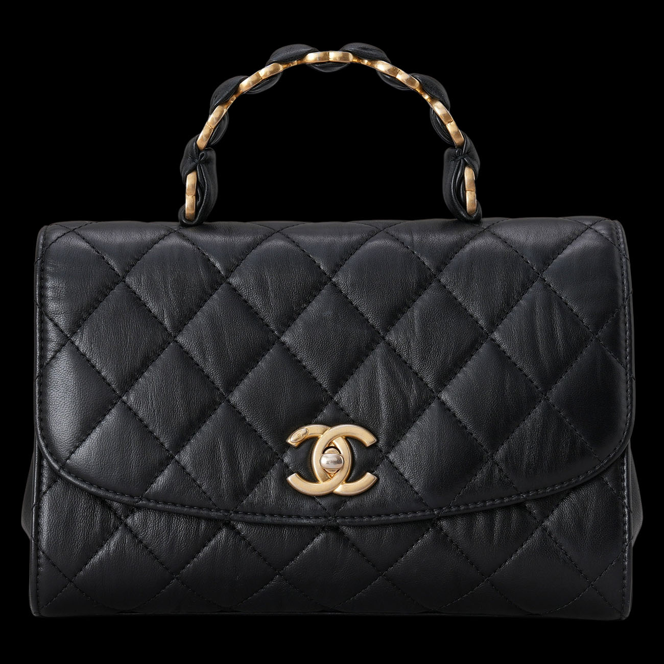 CHANEL(USED)샤넬 AS2478 시즌 CC체인 탑핸들