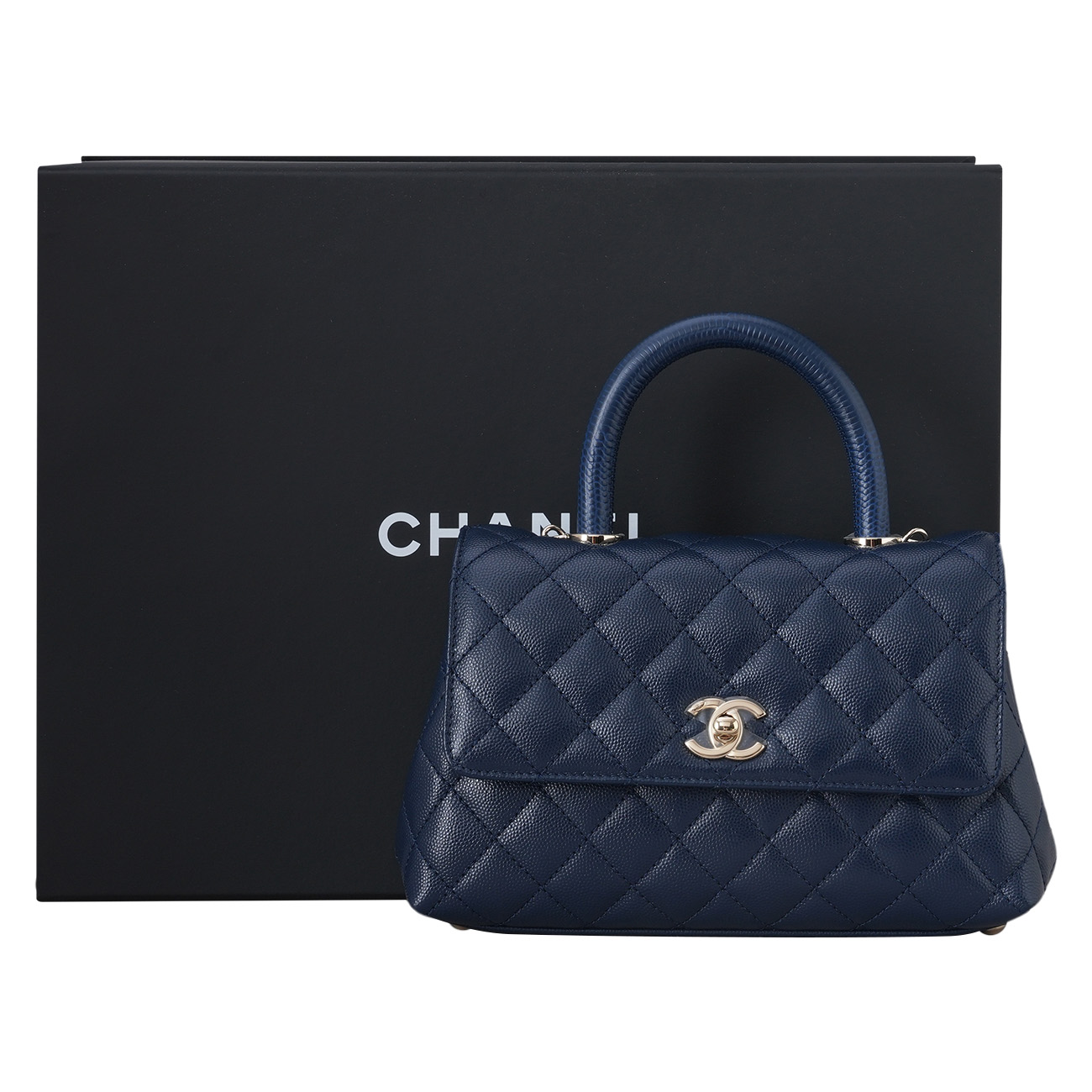 CHANEL(USED)샤넬 캐비어 코코핸들 23