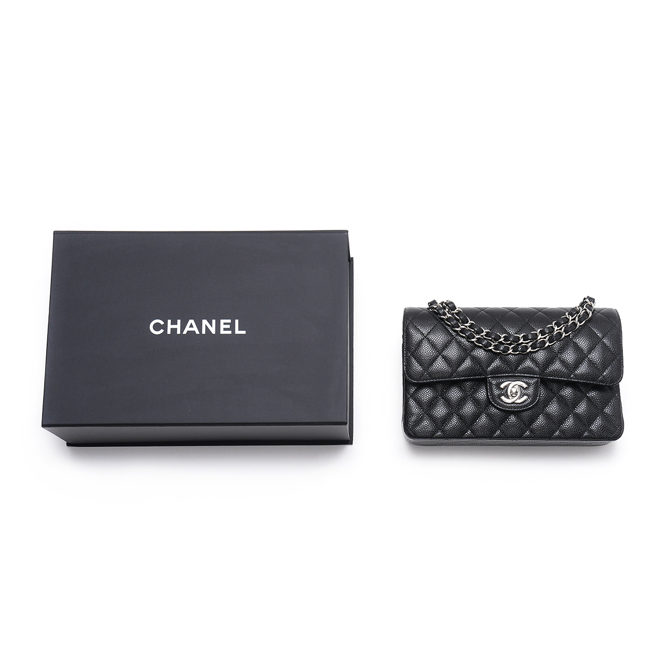 CHANEL(USED)샤넬 캐비어 클래식 스몰 플랩백