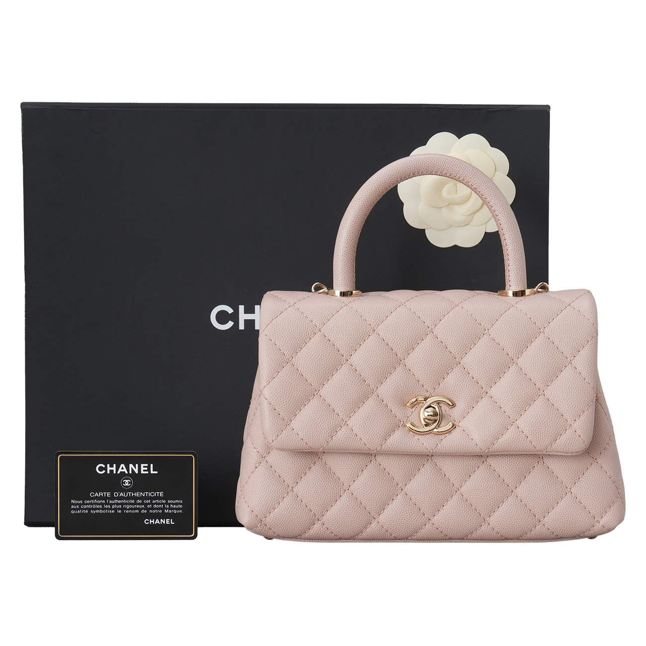 CHANEL(USED)샤넬 캐비어 코코핸들 스몰