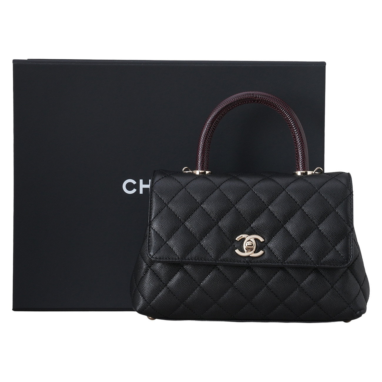 CHANEL(USED)샤넬 캐비어 코코핸들 스몰