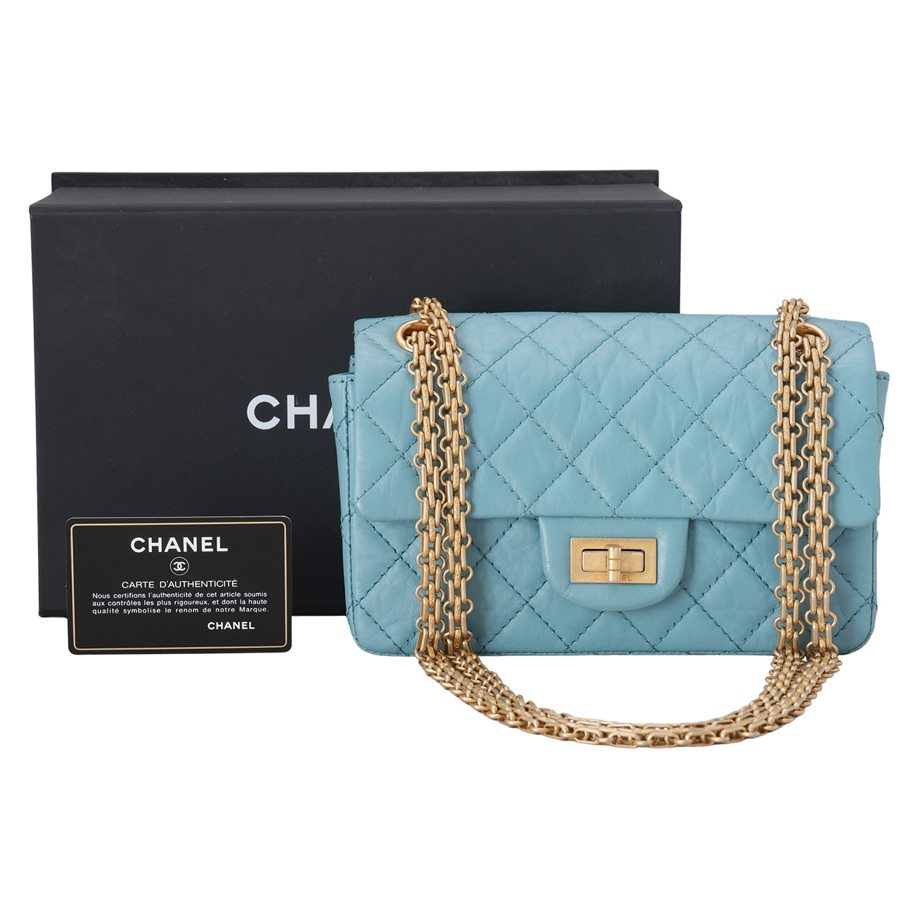 CHANEL(USED)샤넬 2.55 빈티지 미니 체인 숄더백