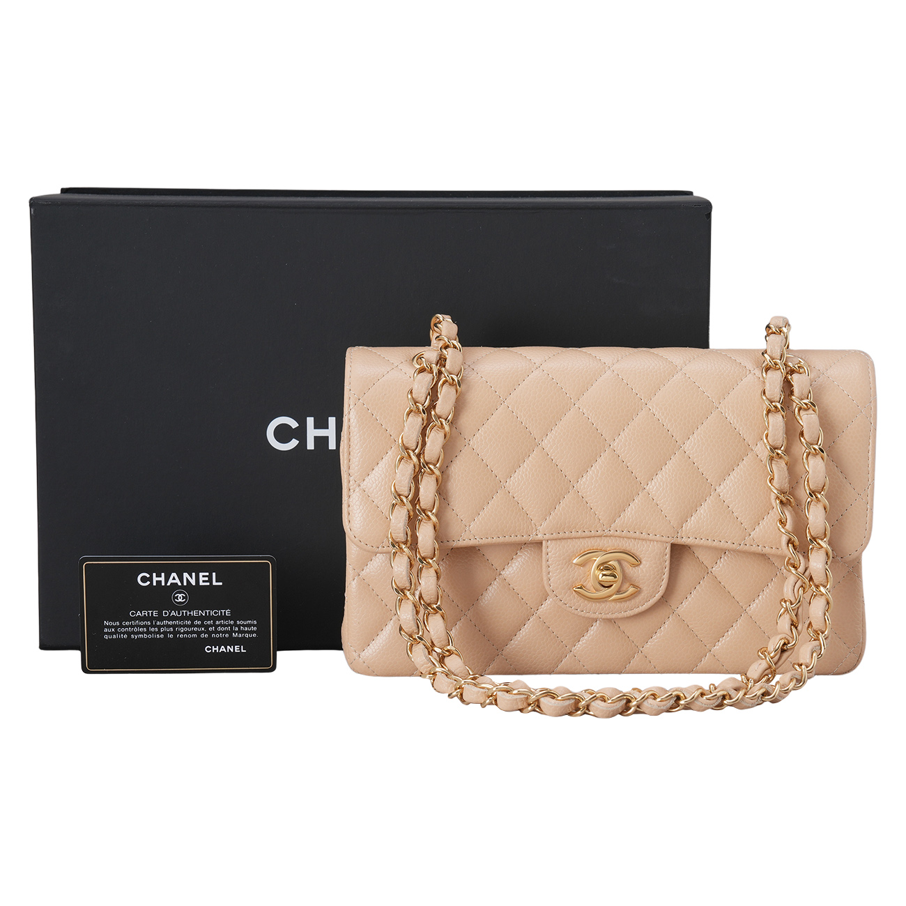 CHANEL(USED)샤넬 캐비어 클래식 스몰 플랩백