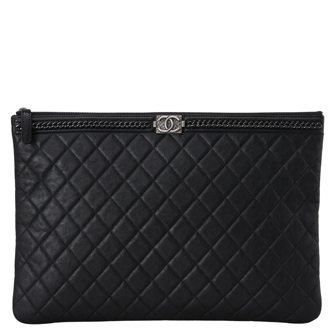 CHANEL(USED)샤넬 시즌 보이샤넬 클러치 라지