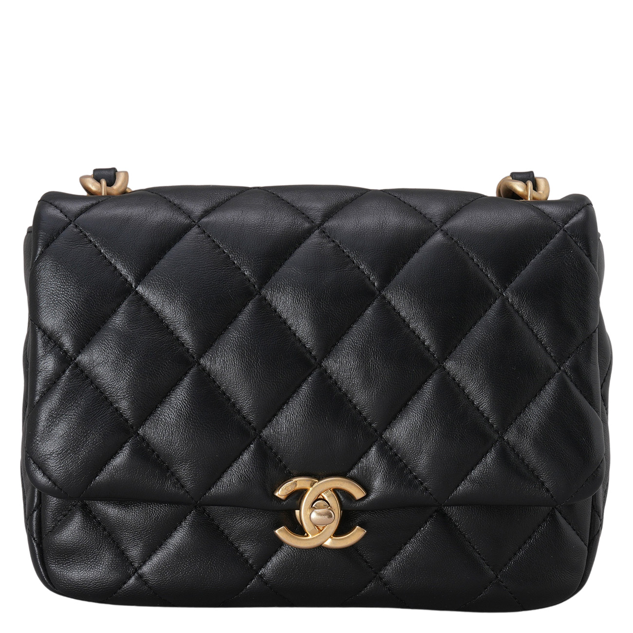 CHANEL(USED)샤넬 AS3206 시즌 램스킨 스몰 체인백