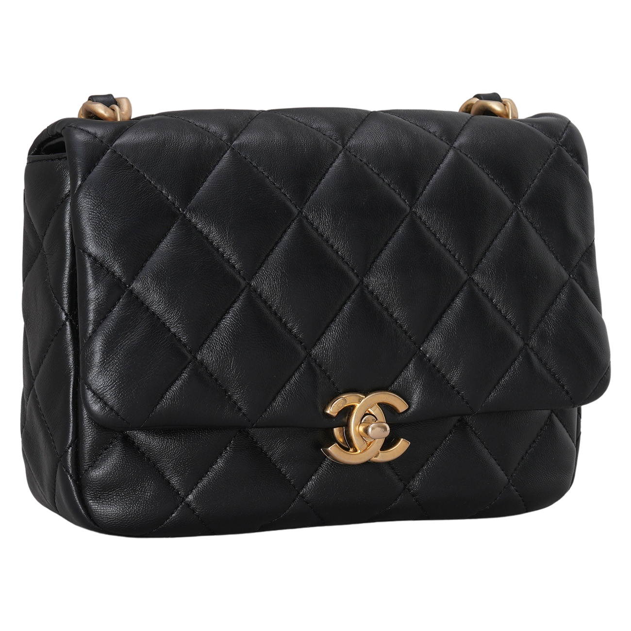 CHANEL(USED)샤넬 AS3206 시즌 램스킨 스몰 체인백