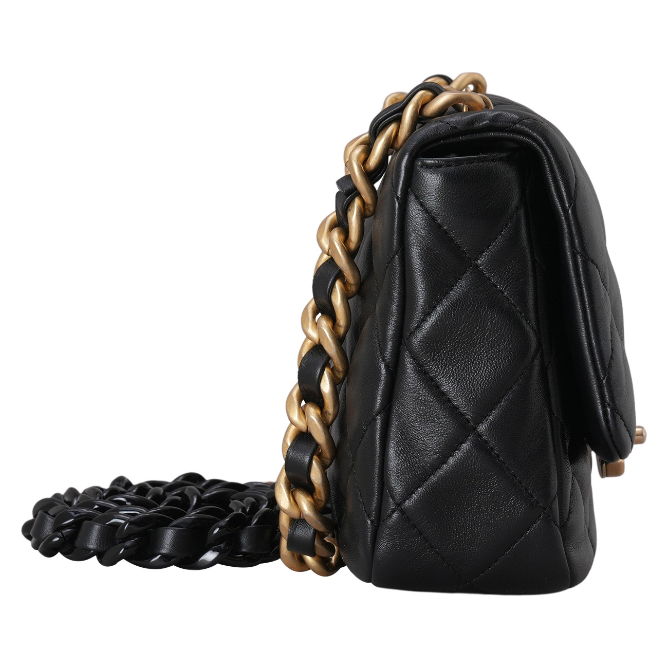 CHANEL(USED)샤넬 AS3206 시즌 램스킨 스몰 체인백