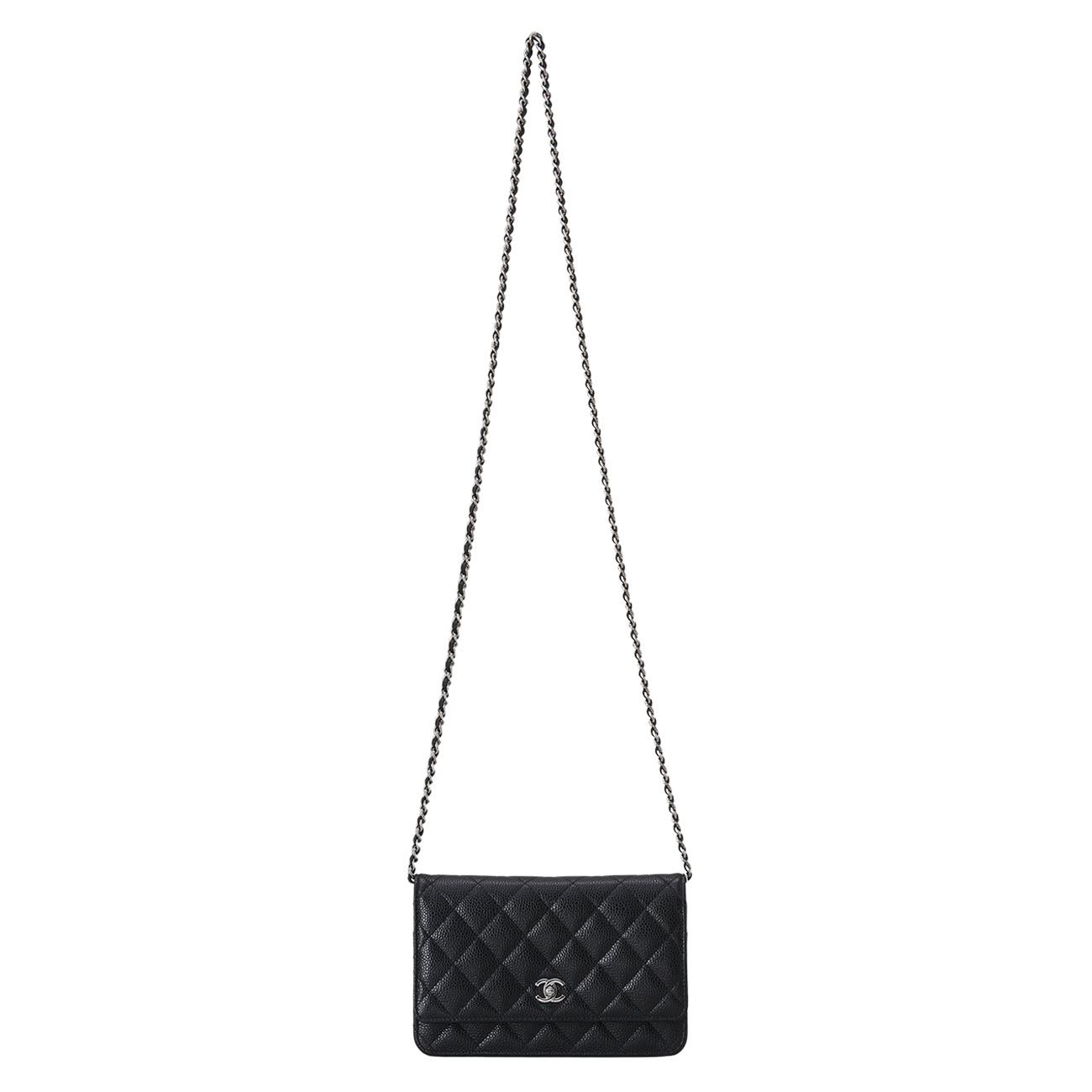 CHANEL(USED)샤넬 AP4241 캐비어 클래식 턴락 WOC