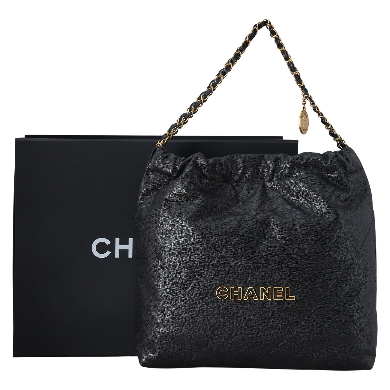 CHANEL(USED)샤넬 AS3261캐비어 22백 미듐