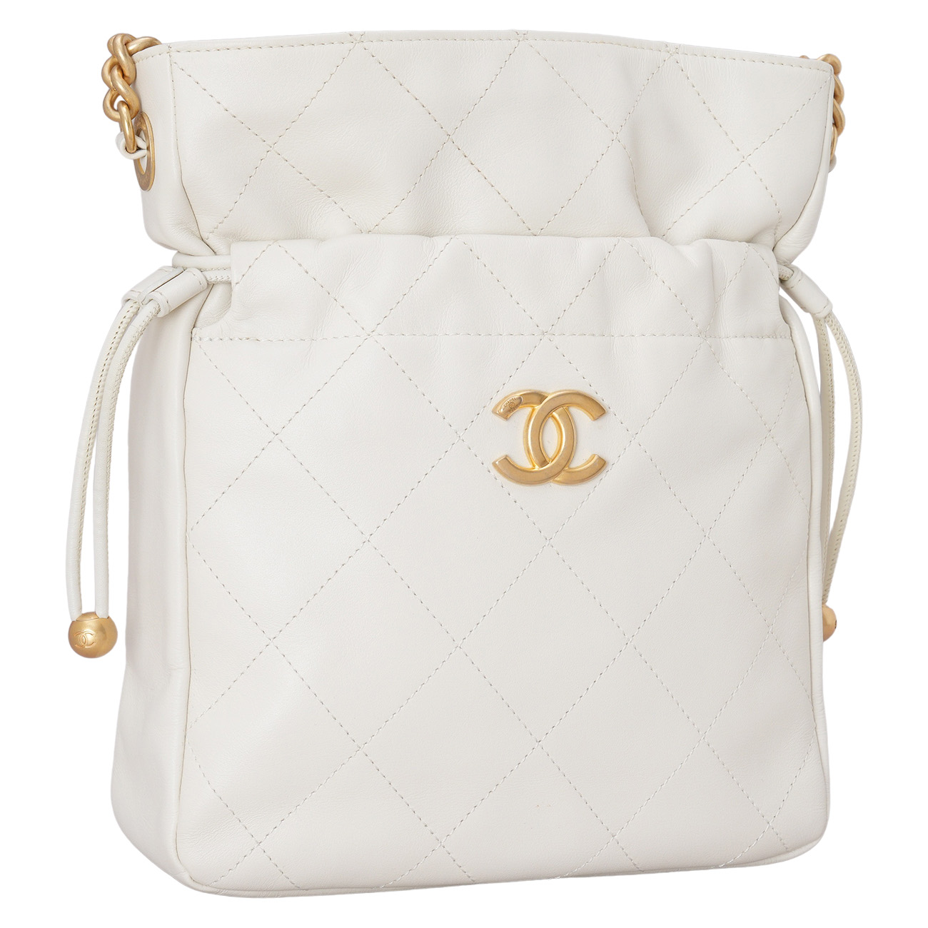 CHANEL(USED)샤넬 드로스트링 체인 숄더백
