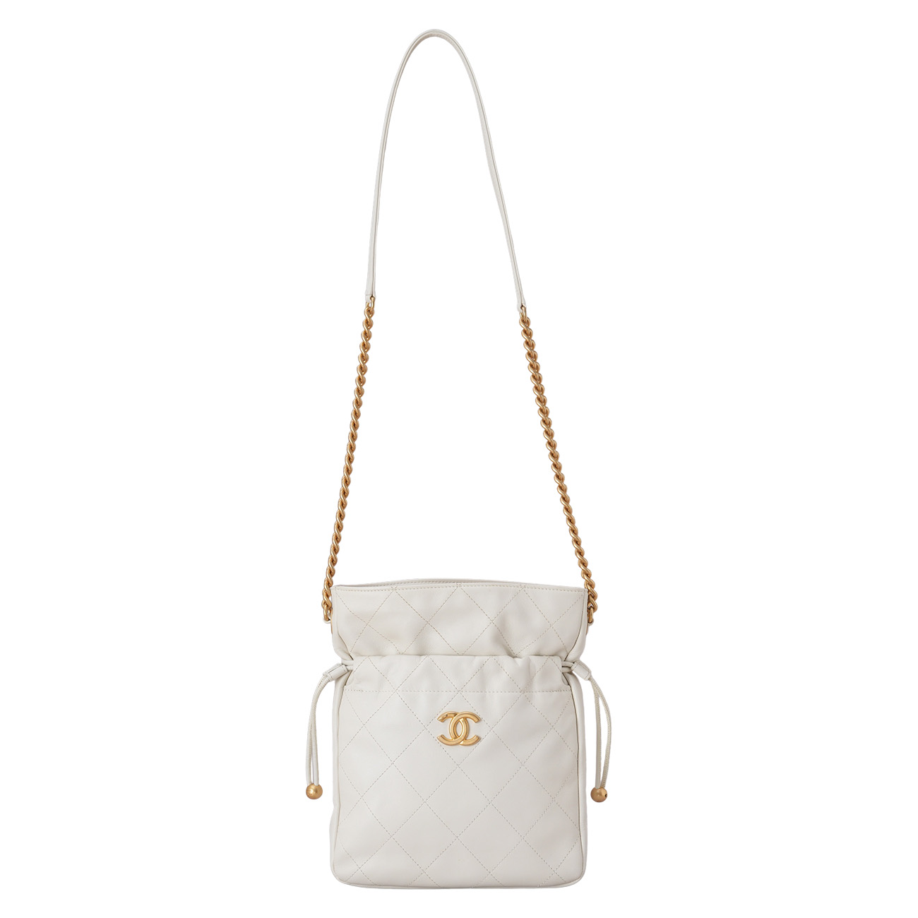 CHANEL(USED)샤넬 드로스트링 체인 숄더백