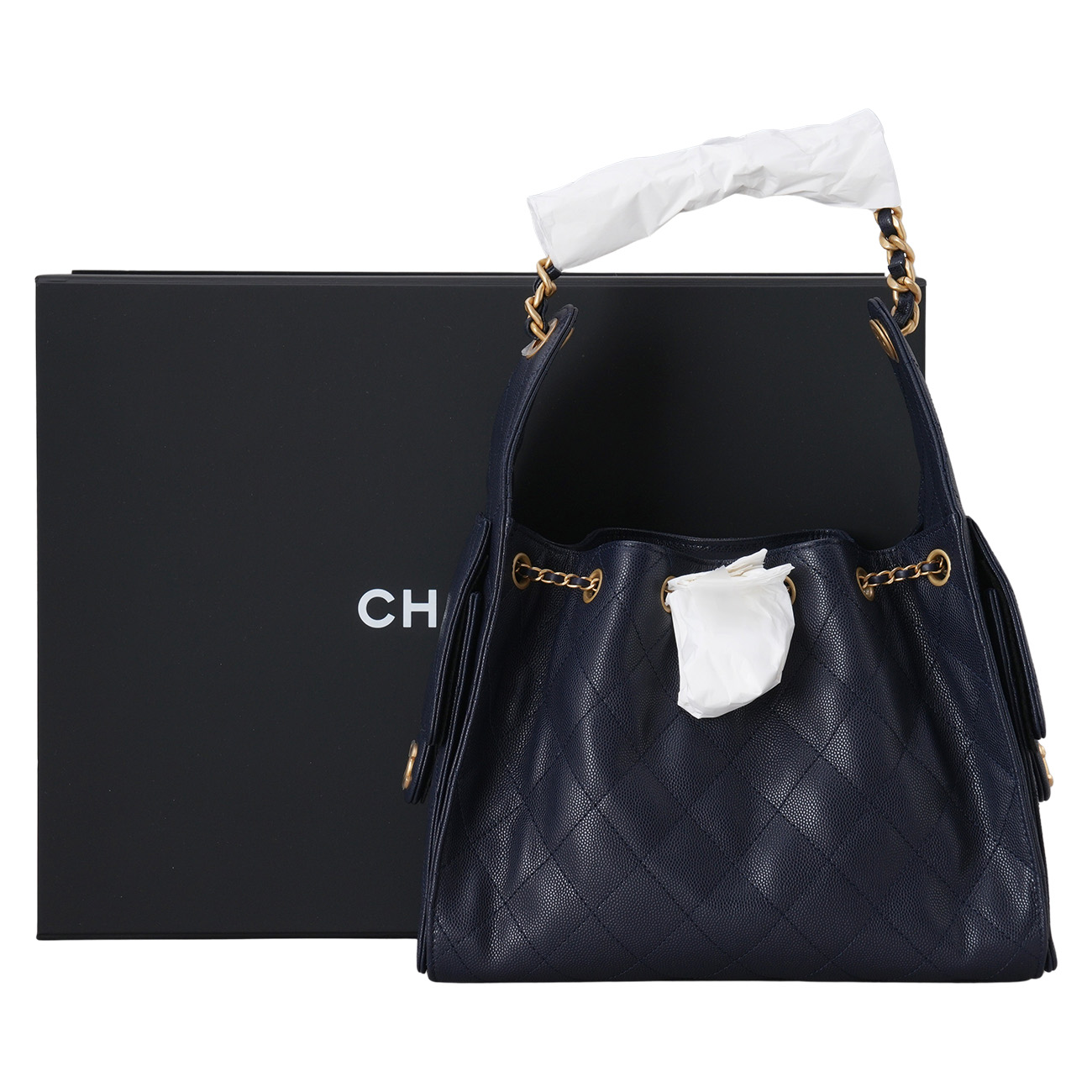 CHANEL(NEW)샤넬 캐비어 25백 다크네이비 (새상품) NEW PRODUCT