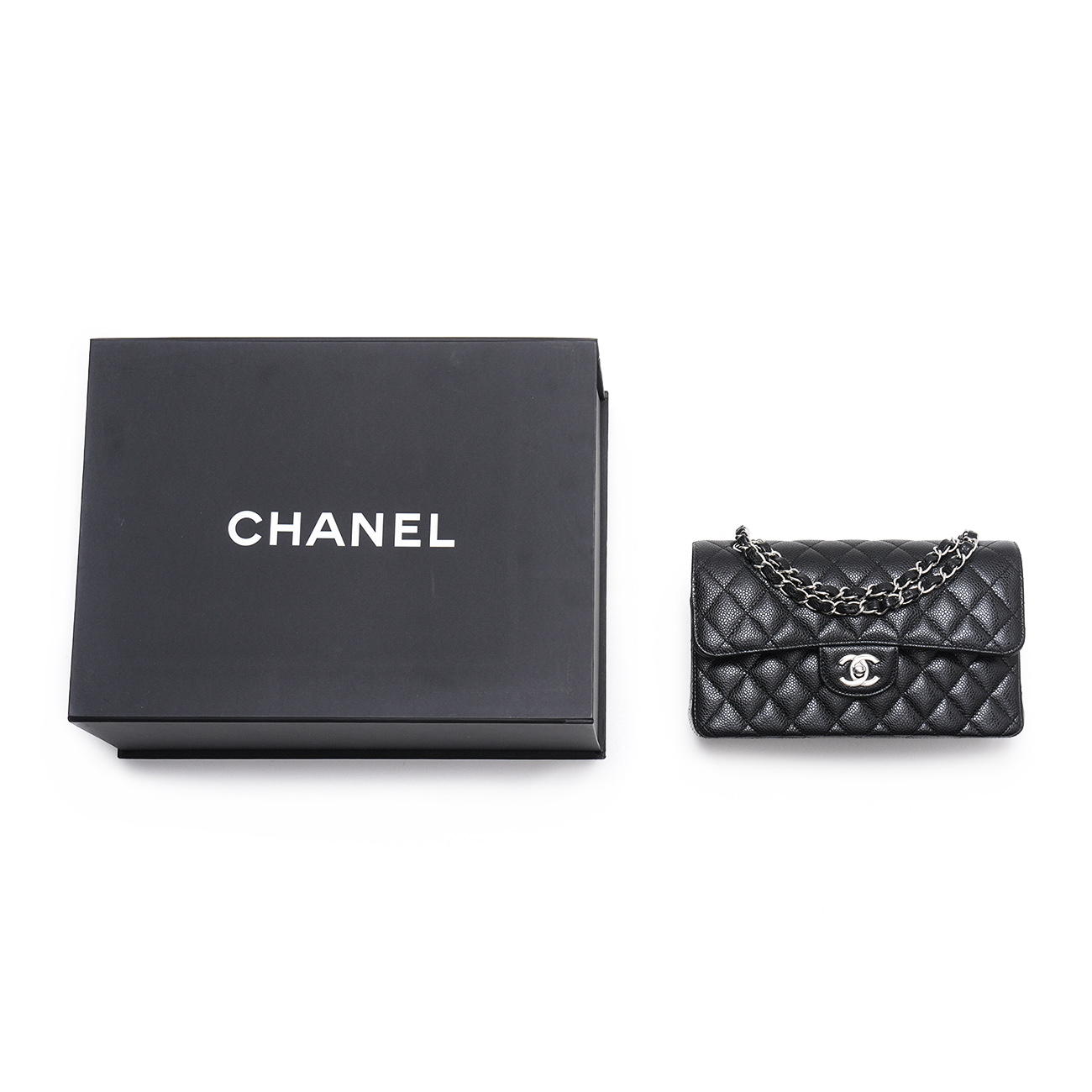 CHANEL(USED)샤넬 캐비어 클래식 스몰 플랩백