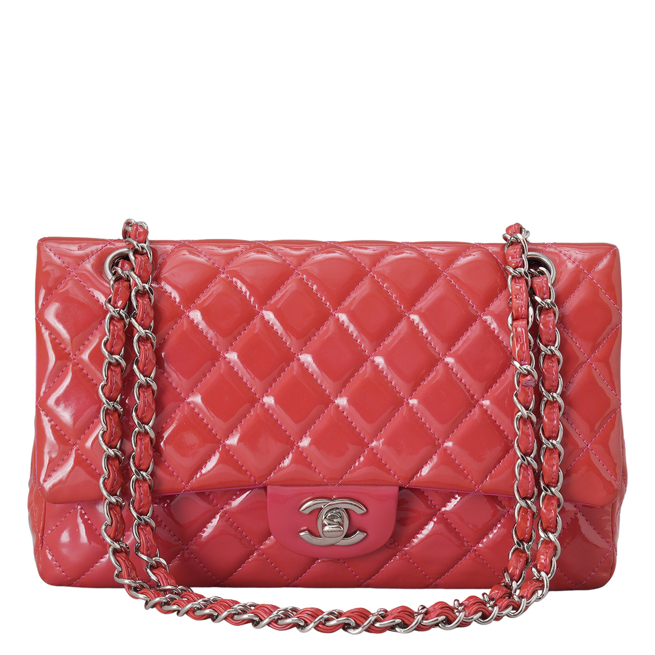CHANEL(USED)샤넬 페이던트 클래식 미듐 플랩백
