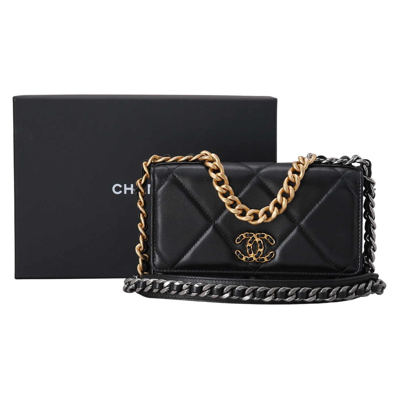 CHANEL(USED)샤넬 AP0957 램스킨 19 WOC