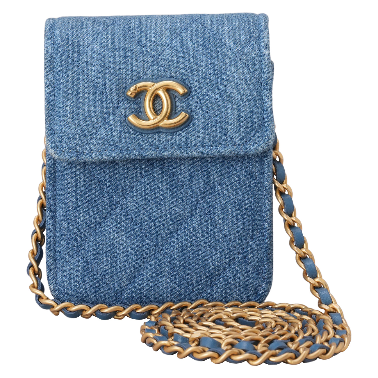CHANEL(USED)샤넬 시즌 데님 미니 체인백