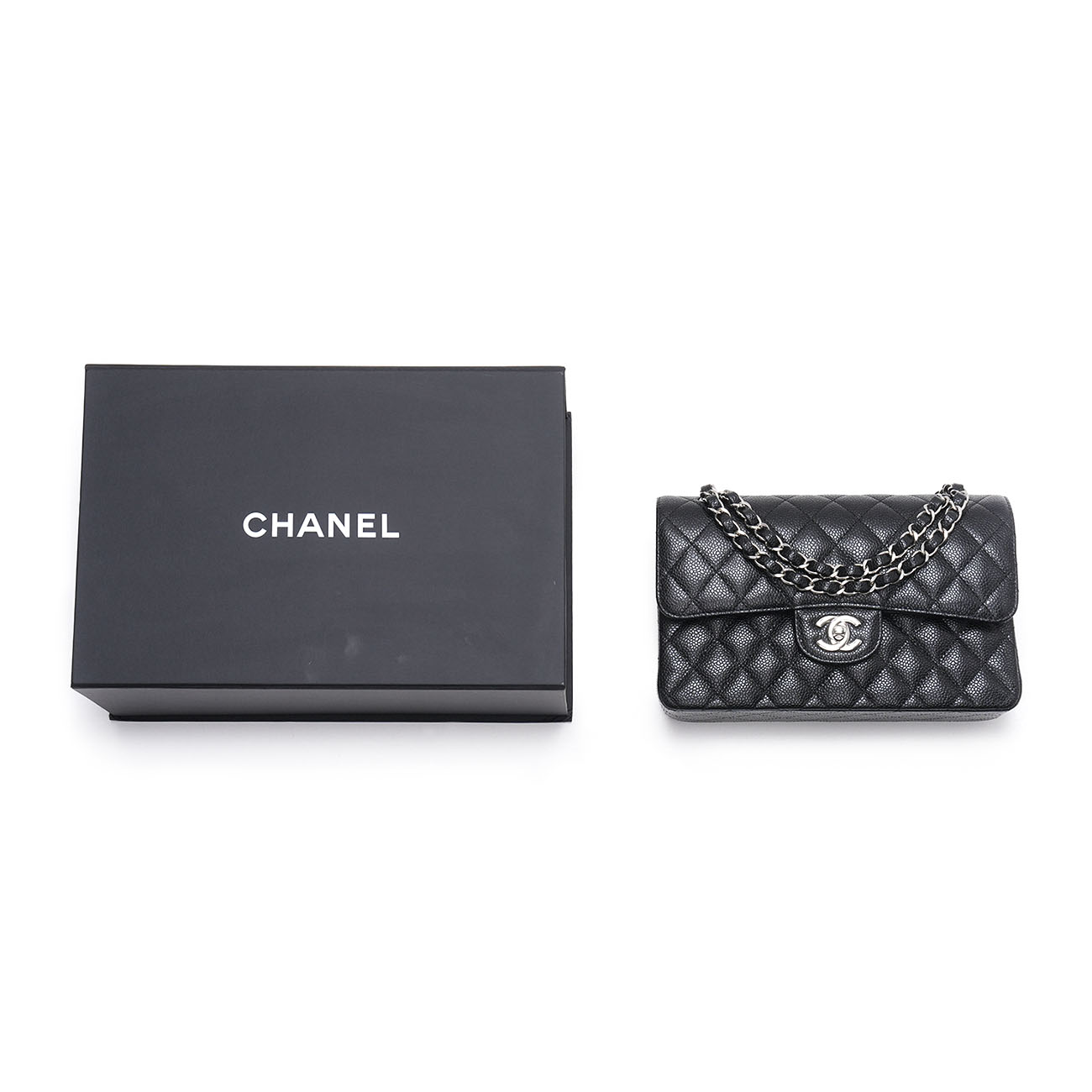 CHANEL(USED)샤넬 캐비어 클래식 스몰 플랩백