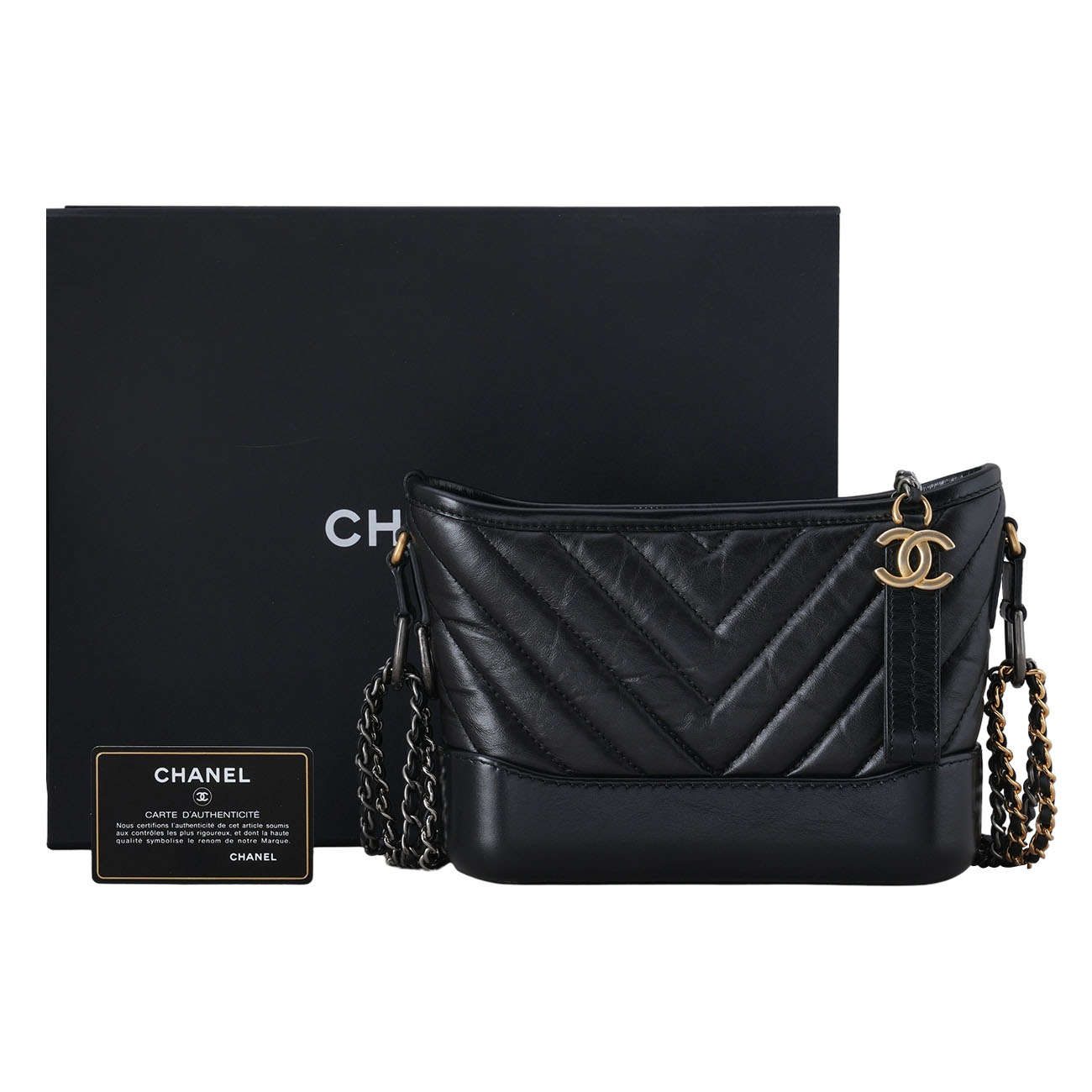 CHANEL(USED)샤넬 쉐브론 가브리엘 호보 스몰