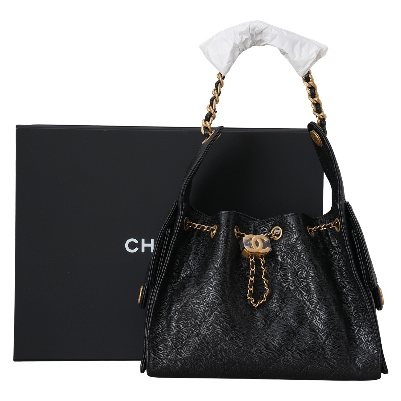 CHANEL(NEW)샤넬 캐비어 25백 블랙 (새상품) NEW PRODUCT