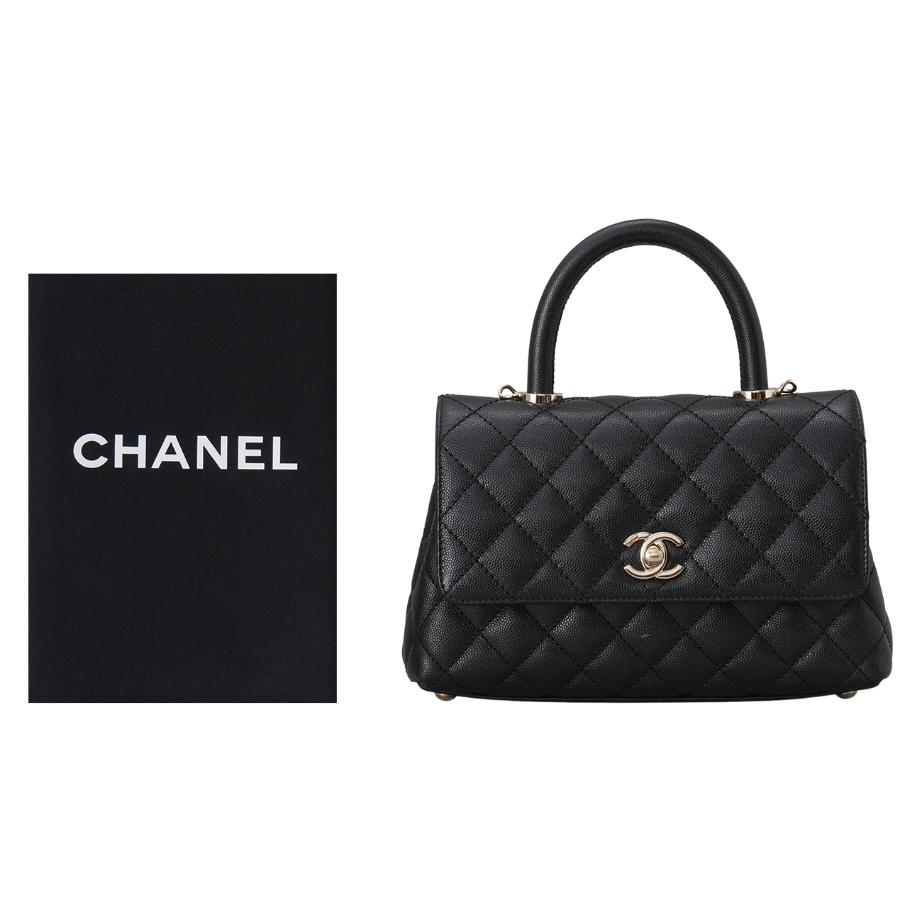 CHANEL(USED)샤넬 캐비어 코코핸들 스몰