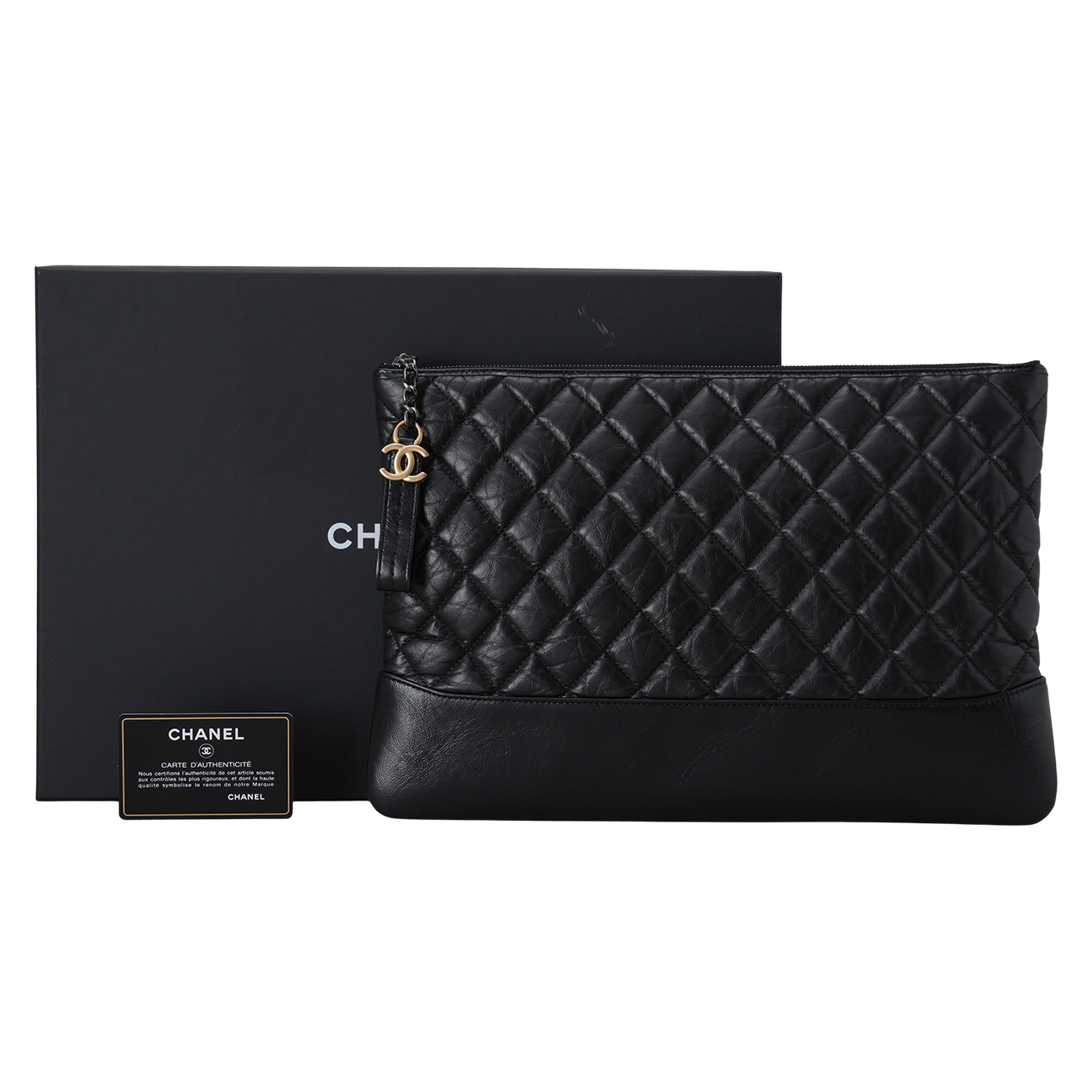 CHANEL(USED)샤넬 가브리엘 클러치 라지 블랙