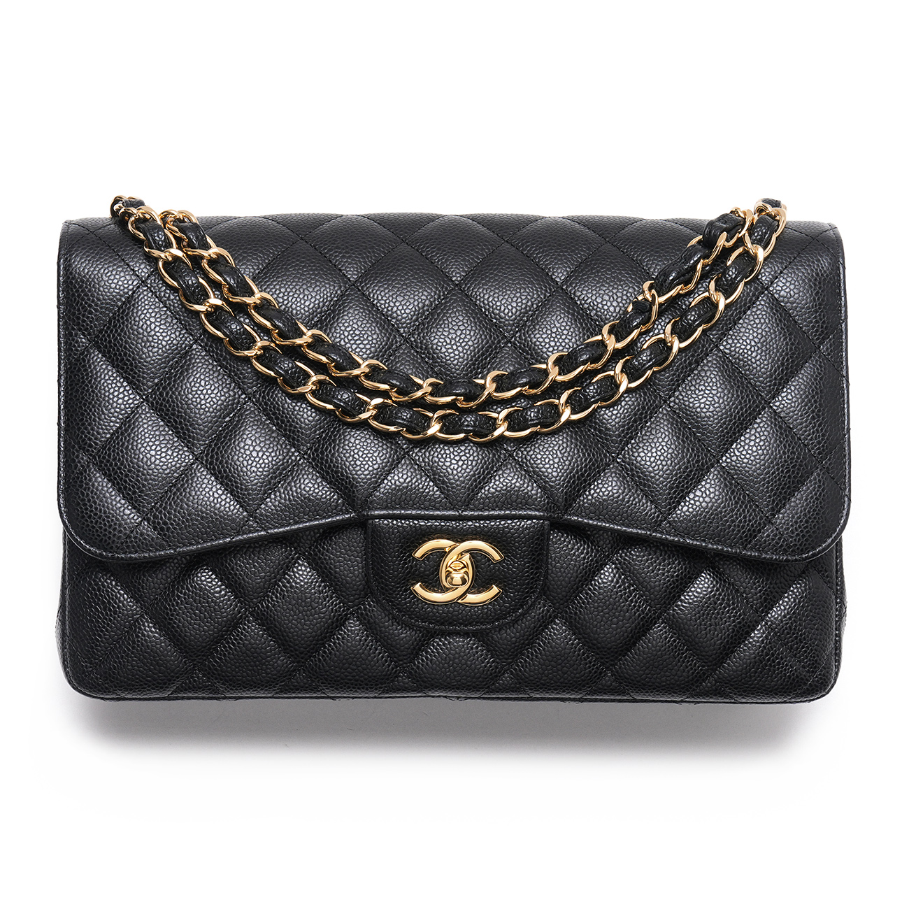 CHANEL(USED)샤넬 캐비어 클래식 점보 플랩백