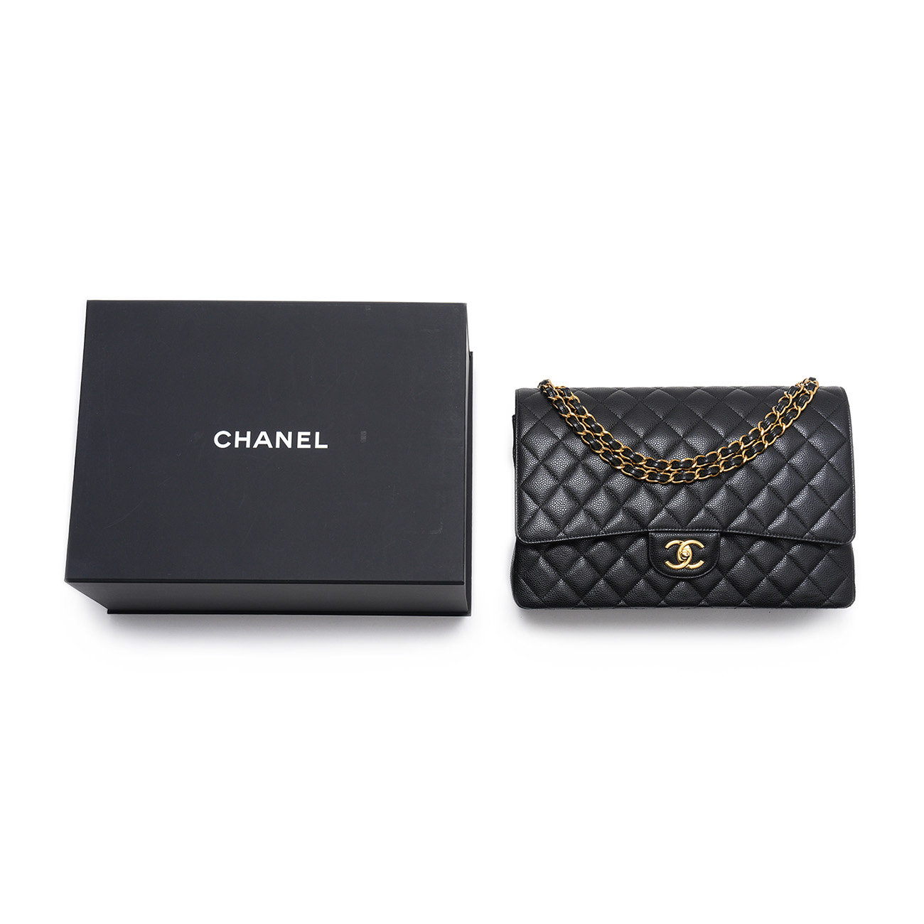 CHANEL(USED)샤넬 캐비어 클래식 맥시 플랩백