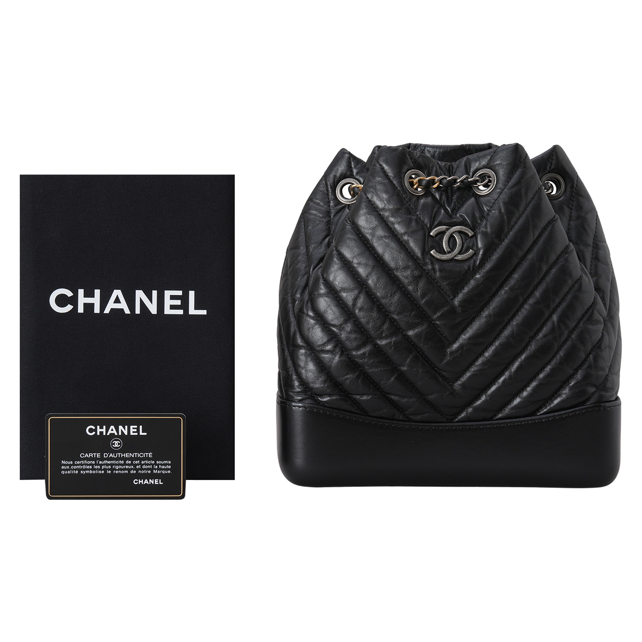 CHANEL(USED)샤넬 쉐브론 가브리엘 백팩 스몰