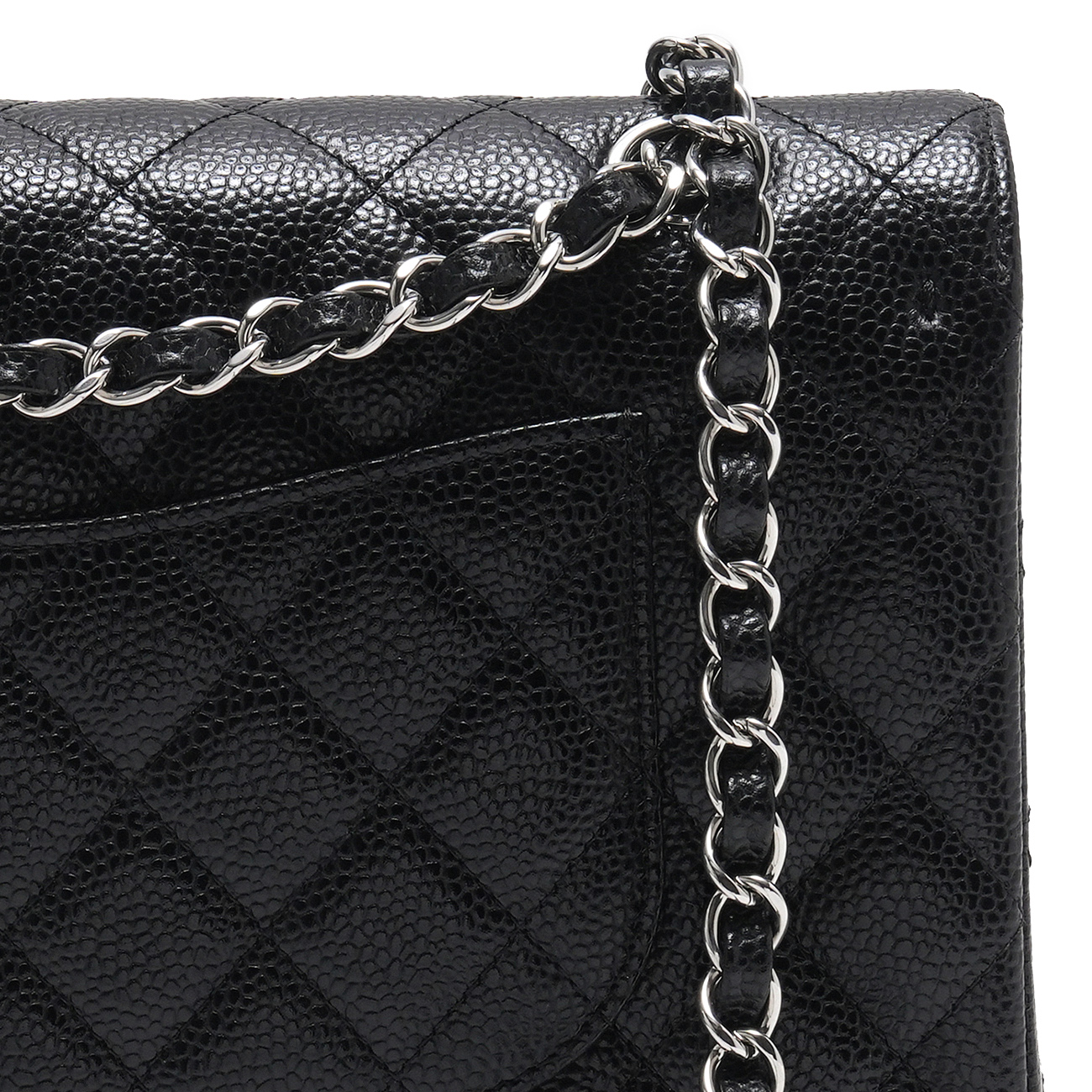 CHANEL(USED)샤넬 캐비어 클래식 미듐 플랩백
