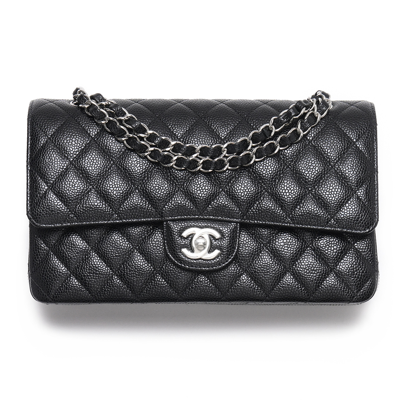 CHANEL(USED)샤넬 캐비어 클래식 미듐 플랩백