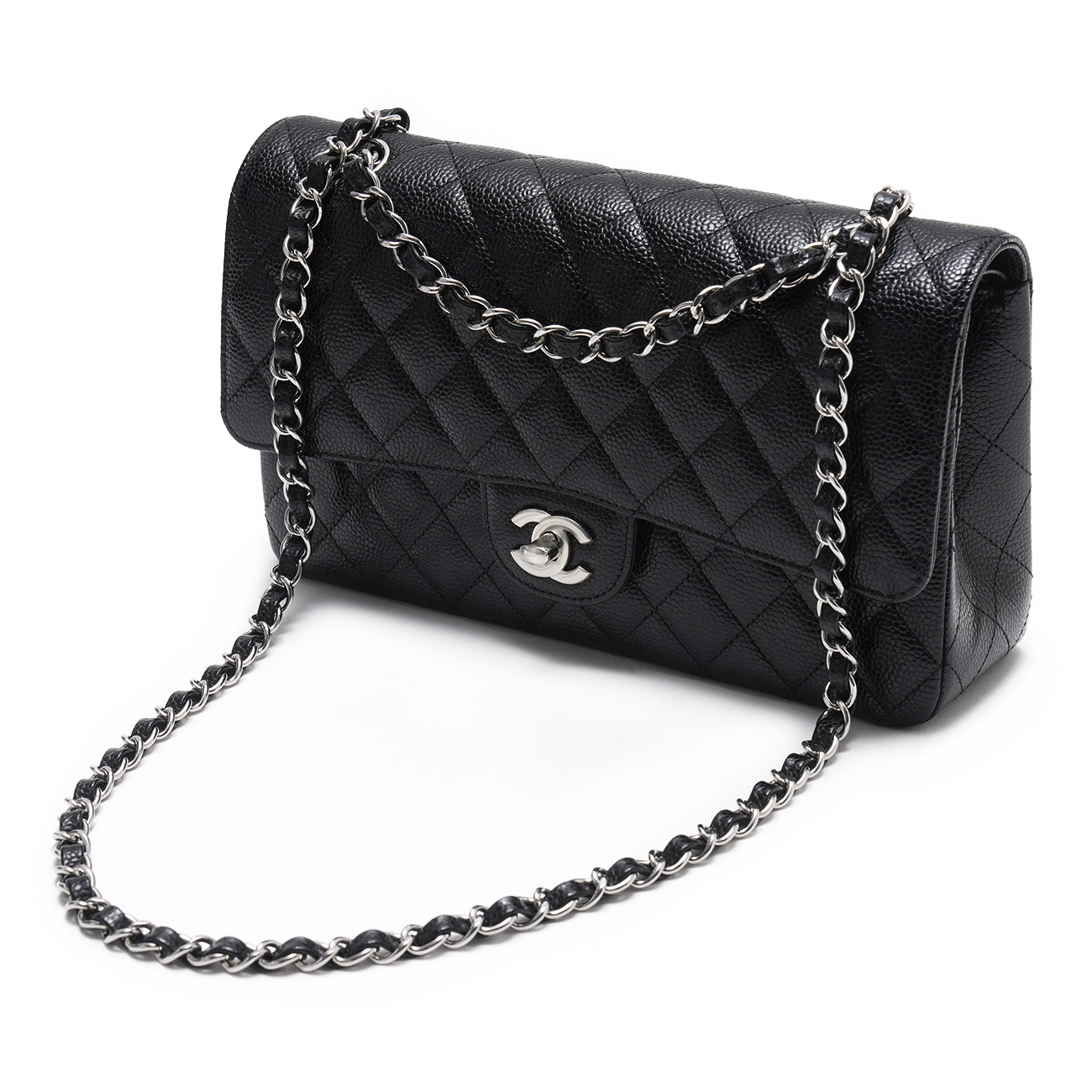 CHANEL(USED)샤넬 캐비어 클래식 미듐 플랩백