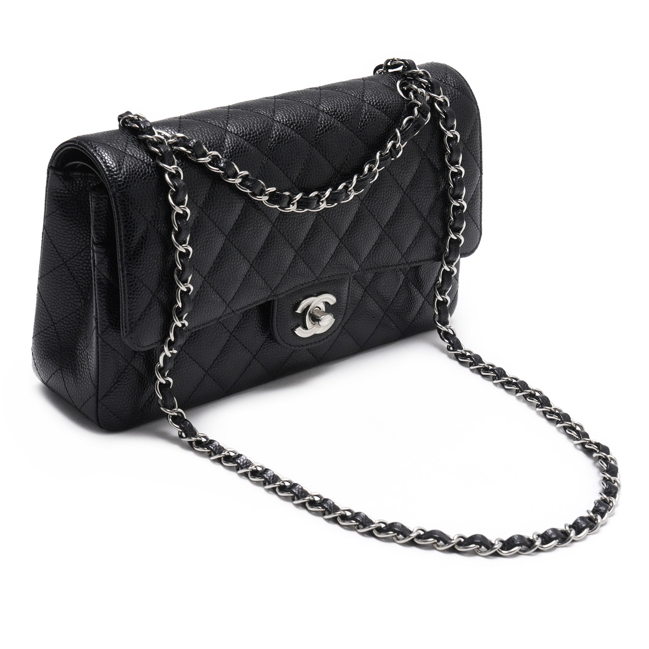 CHANEL(USED)샤넬 캐비어 클래식 미듐 플랩백