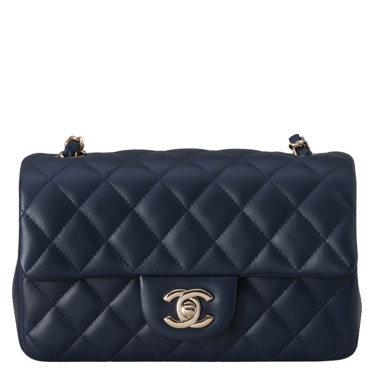 CHANEL(USED)샤넬 램스킨 뉴미니 클래식 크로스백
