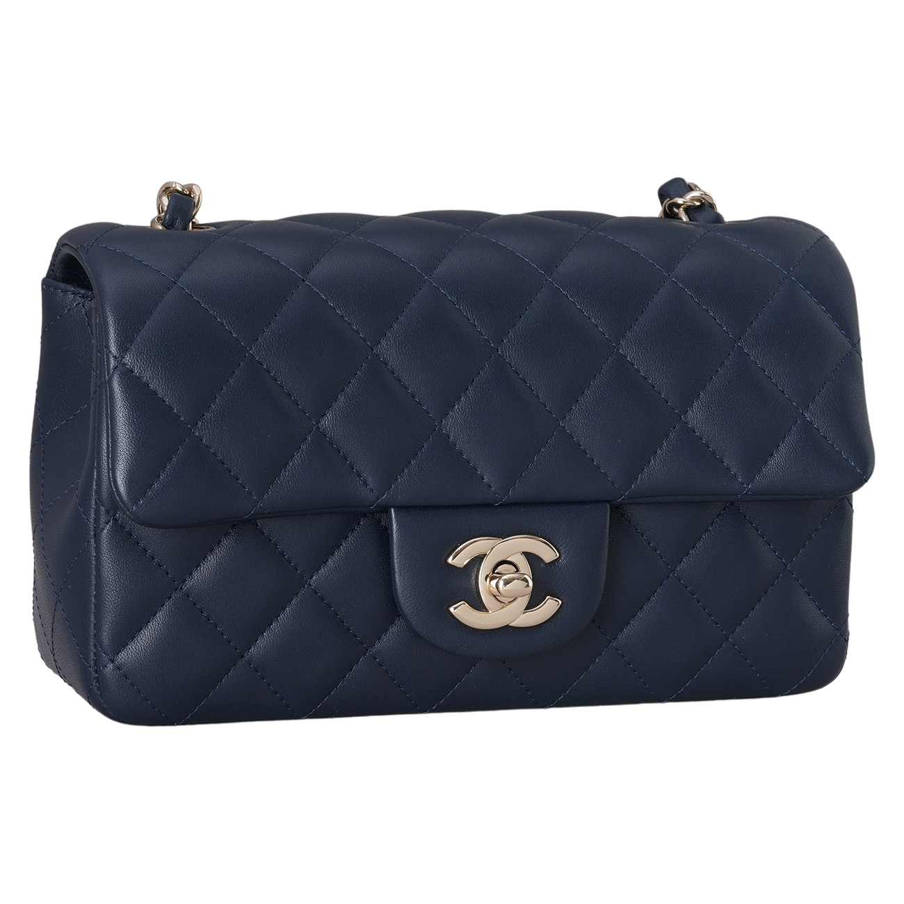CHANEL(USED)샤넬 램스킨 뉴미니 클래식 크로스백