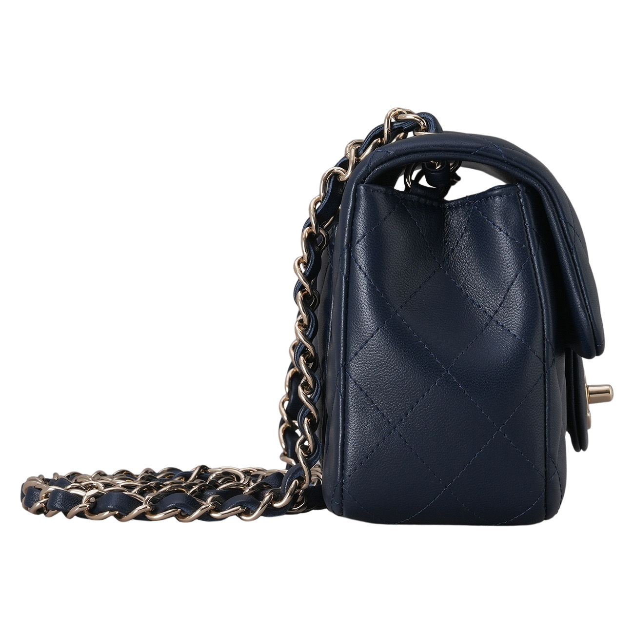 CHANEL(USED)샤넬 램스킨 뉴미니 클래식 크로스백