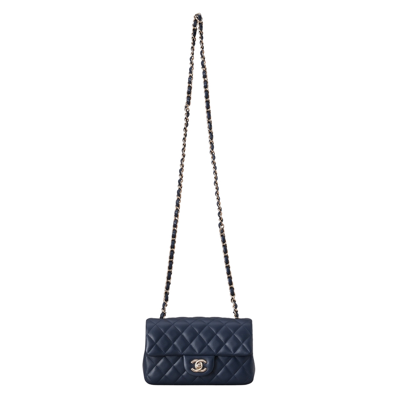 CHANEL(USED)샤넬 램스킨 뉴미니 클래식 크로스백