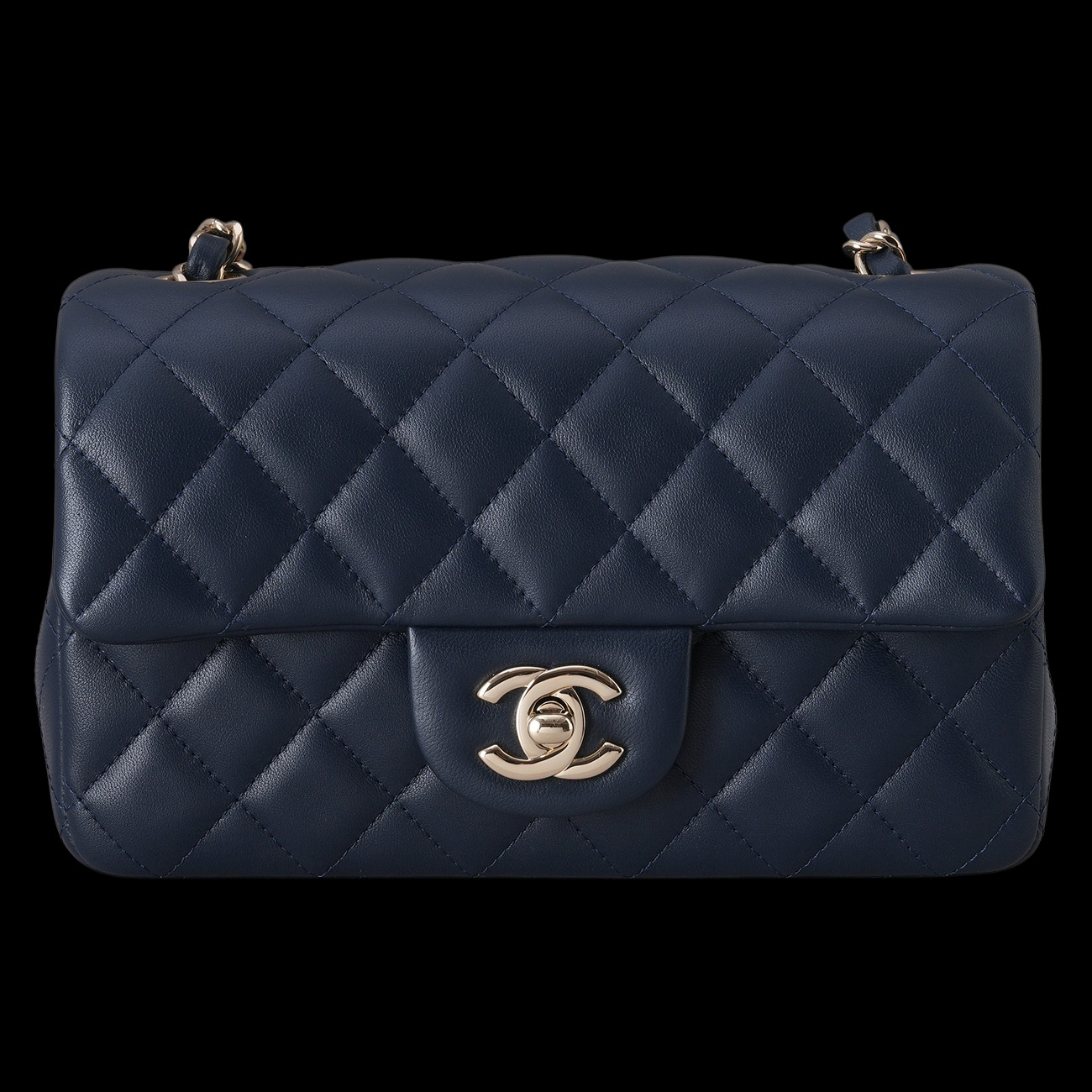 CHANEL(USED)샤넬 램스킨 뉴미니 클래식 크로스백
