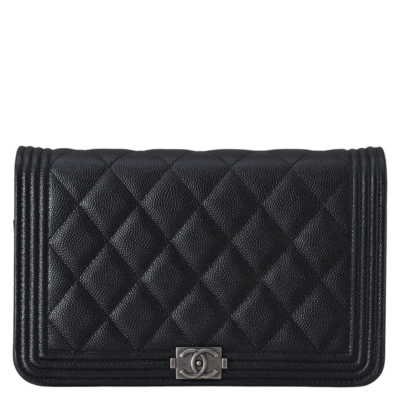 CHANEL(USED)샤넬 캐비어 보이샤넬 WOC